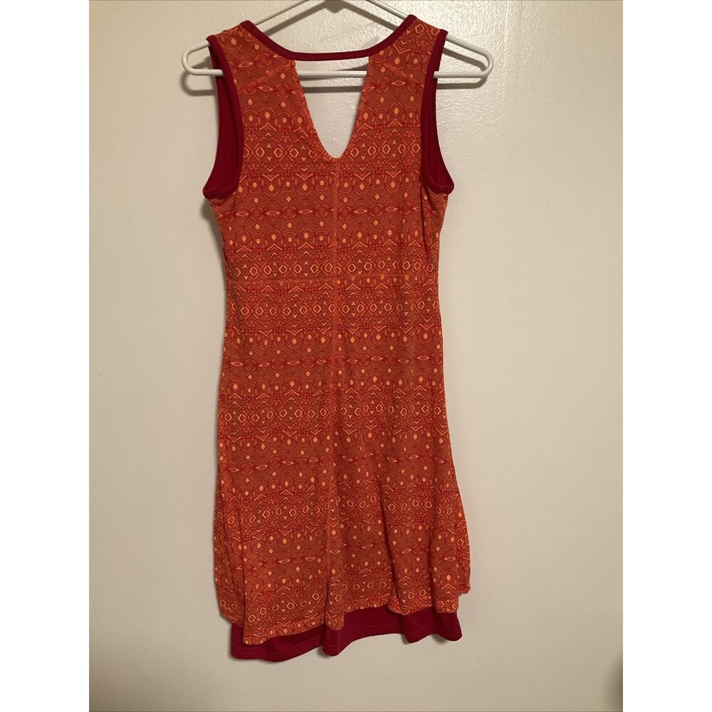 Marmot Women’s S Orange Red Sleeveless Jersey Dress - Picture 7 of 8